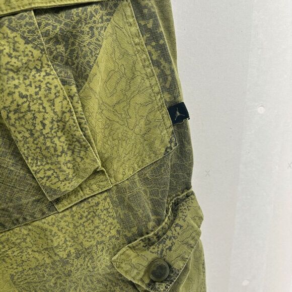 Jordan Jumpman 23 Green 286023 010 Casual Cargo Short Pants Mens Vintage Sz 36R - Picture 6 of 9